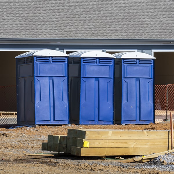 how can i report damages or issues with the porta potties during my rental period in Clemson SC